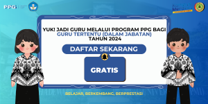 Read more about the article Pendidikan Profesi Guru (PPG) bagi Guru Tertentu merupakan program Profesi Pendidikan yang dirancang untuk mempersiapkan guru untuk menjadi seorang guru profesional.