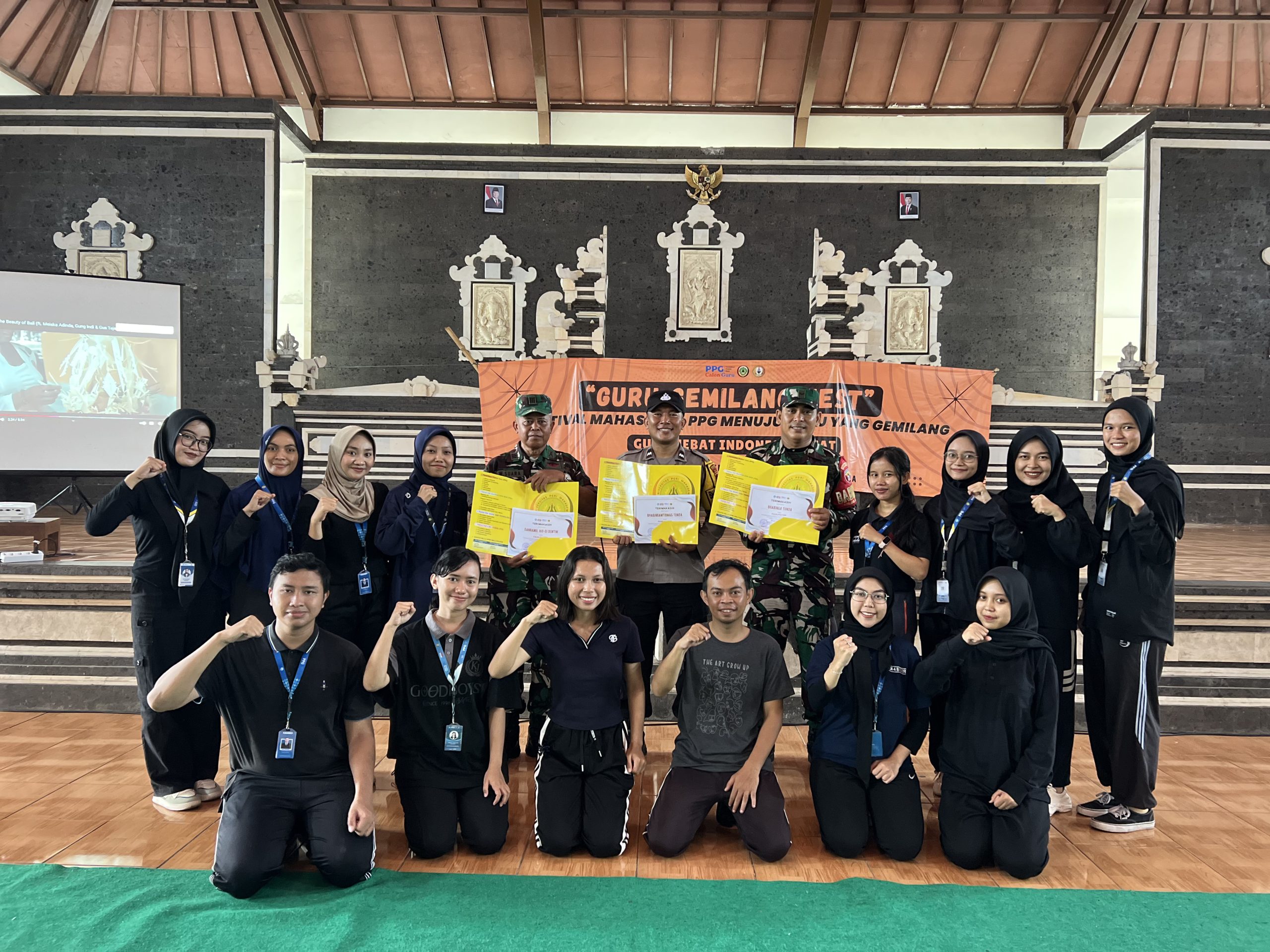 Read more about the article PPG Calon Guru Gelombang 2 Tahun 2024 UPMI Bali Gelar Kegiatan Kesamaptaan dan Bela Negara